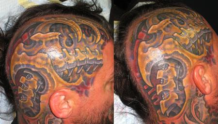 Tattoos - BIOMECH HEAD - 122678